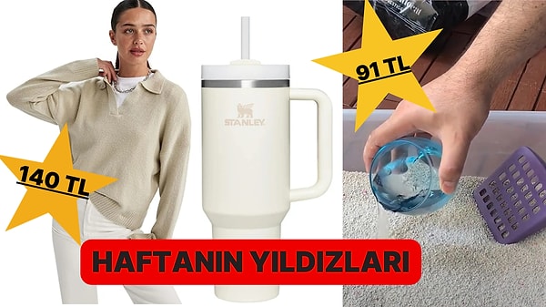 Stanley Termostan Koltuk ve Halı Yıkama Makinesine: Haftanın Çok Satan Ürünleri Burada!