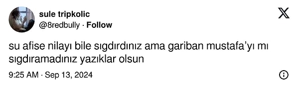 Söz konusu duruma tepkiler bitmezken çareyi Mustafa'yı canlandıran Emrah Altıntoprak buldu.