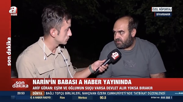 Olayın ardından emniyet güçlerinden yardım isteyebileceğini vurgulayan acılı baba "Benim için katilden bir farklı yok." dedi.