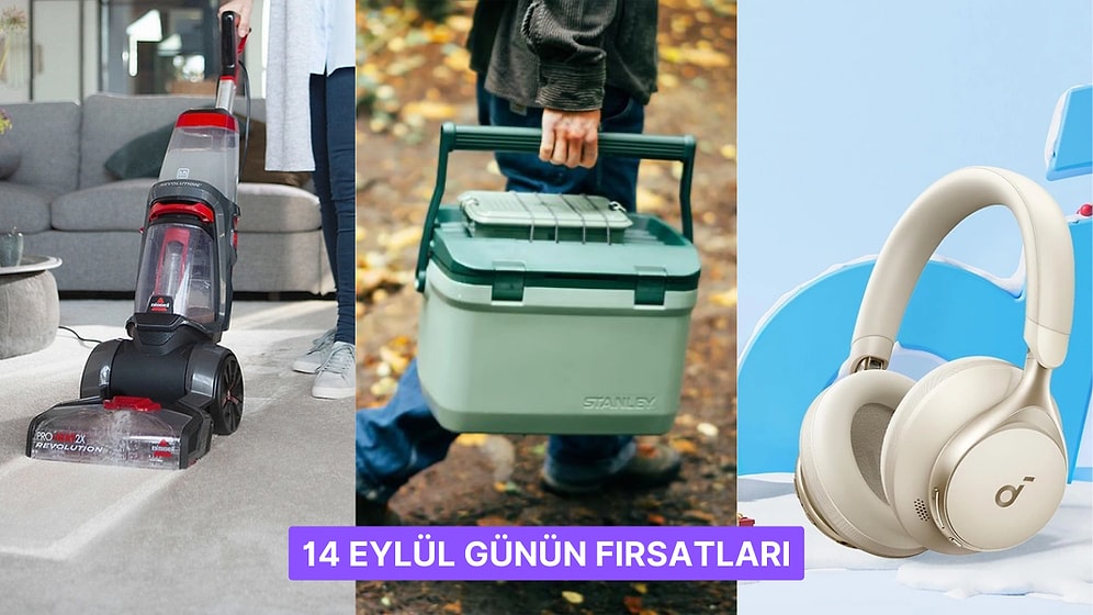 Bugün İndirimde Neler Var? Bissell Halı Yıkama Makinesinden Porland Tabaklara 14 Eylül 2024 Günün Fırsatları