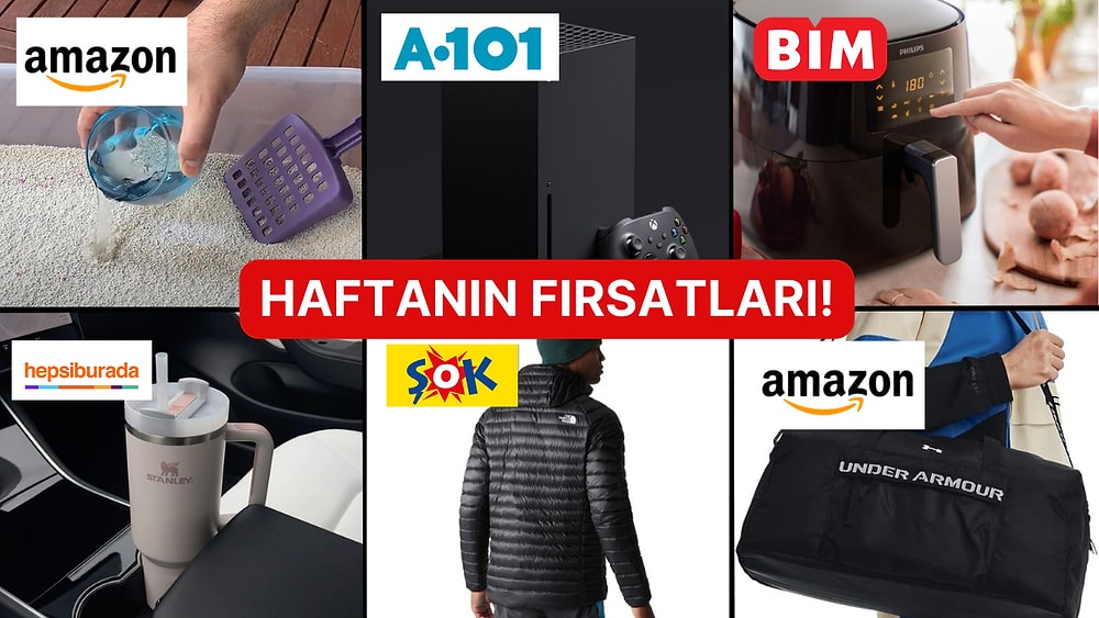 Haftanın Tüm İndirimleri Burada! Hepsiburada'dan Amazon'a Dikkat Çeken İndirimler ve Aktüel Katalogları