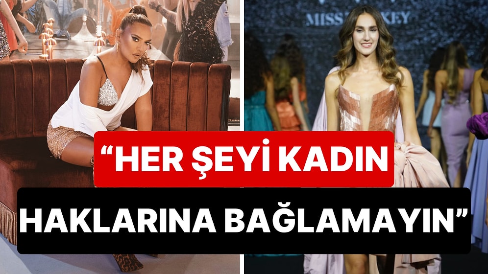 Yorumları Ciddiye Almadığını Söyleyen Miss Turkey Birincisi İdil Bilgen'e Demet Akalın'dan Bir Taş Daha Geldi