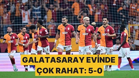 Galatasaray Evinde Rizespor'u Yıldızlarıyla Rahat Geçti: 5-0