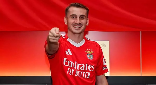 Kerem Aktürkoğlu, Benfica formasıyla çıktığı ilk resmi maçında golle tanıştı. Golün asisti ise bir diğer milli yıldız Orkun Kökçü'den geldi.