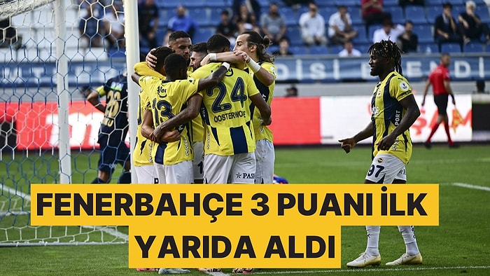 Fenerbahçe, Kasımpaşa'yı İlk Yarıda Bulduğu Gollerle Geçti: 2-0