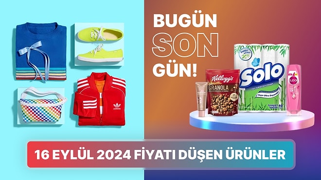 Bugün Hangi Markette ve Markada İndirim Var? 16 Eylül 2024 Fiyatı Düşen Ürünler