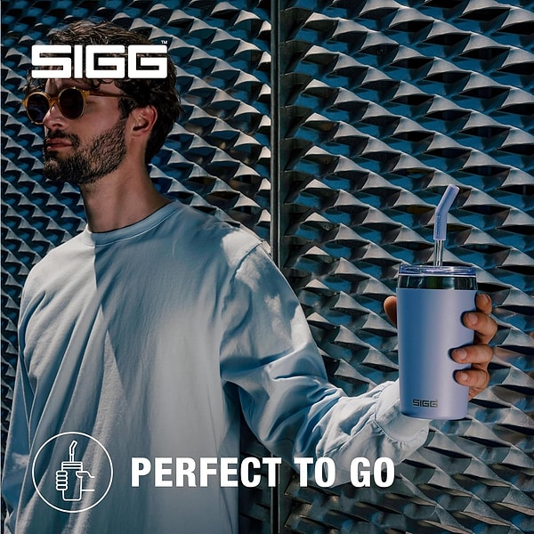 2. Sigg Helia 0,45LT Kapasiteli Pipetli Çelik Termos