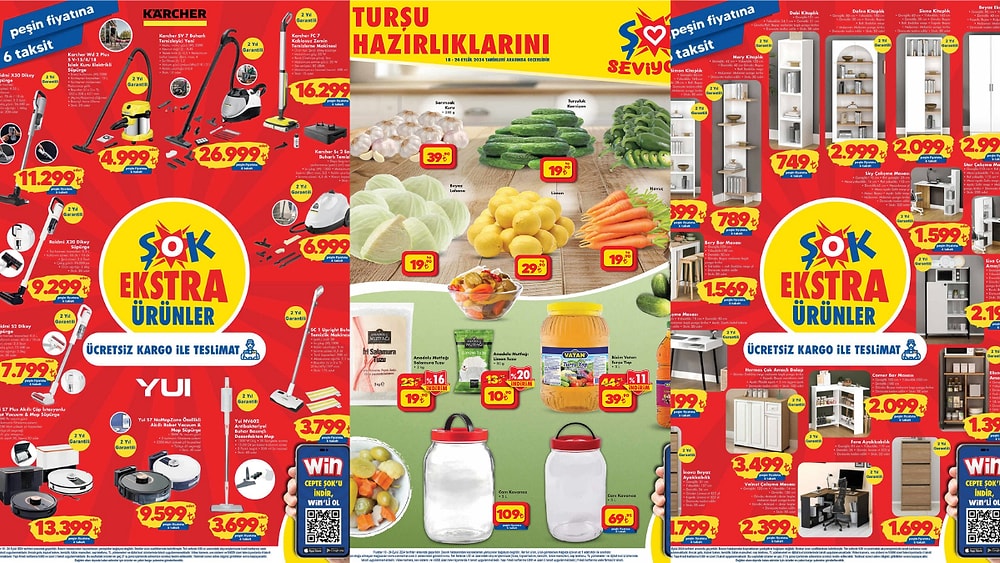 ŞOK'a Karcher Buharlı Temizlik Makineleri Geliyor! 18 Eylül 2024 ŞOK Aktüel Ürünler Kataloğu