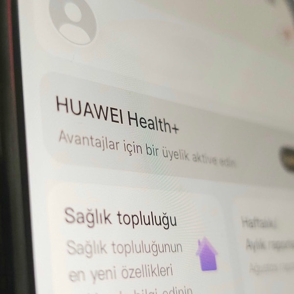 Telefonunuza yükleyeceğiniz Huawei Health+ uygulaması sayeside verileriniz hep elinizin altında oluyor!