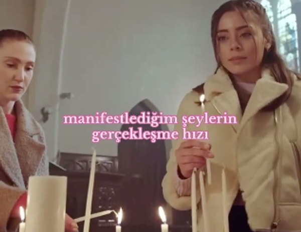 “Manifestlediğim şeylerin gerçekleşme hızı” başlığıyla paylaşılan 10/10 tespitli edit milyonlarca izlenme aldı.