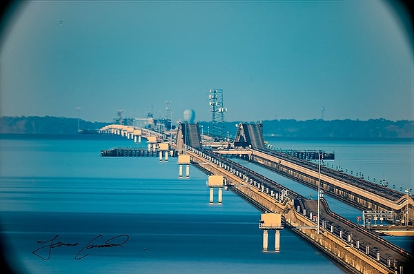 The Pontchartrain Lake Causeway is the longest continuous bridge in the world. It’s so long that you can prove the shape of the Earth just by looking at it.