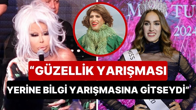 İdil Bilgen Eleştirilerinin Arkasında Olduğunu Söyleyen Diva'dan Miss Turkey 2024 Güzeline Yeni Taş Geldi!