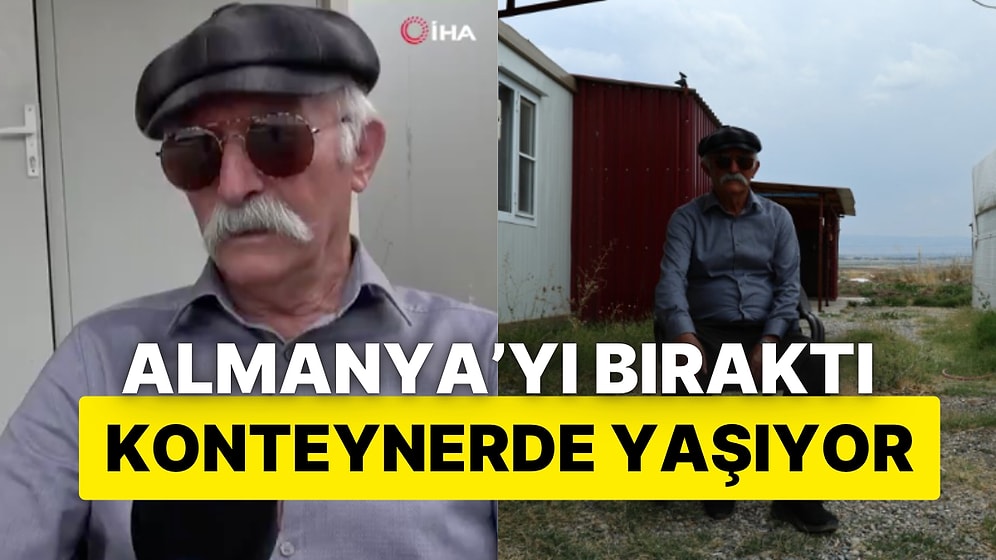 73 Yaşındaki Gurbetçi Almanya’yı Bırakıp Herkesin Terk Ettiği Memleketine Yerleşti