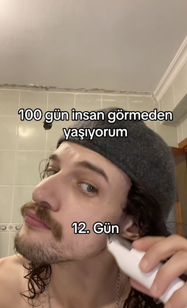 Oğuz Başyiğit isimli bir Instagram kullanıcısı "100 gün insan görmeden yaşıyorum" başlığı altında bir deney yapmaya karar verdi. Başyiğit, 100 gün boyunca hiç kimseyle görüşmeme; daha doğrusu hiçbir insan görmeme kararı aldı.