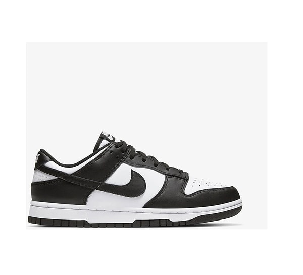 8. Nike Dunk Low Kadın Siyah Beyaz Günlük Ayakkabı