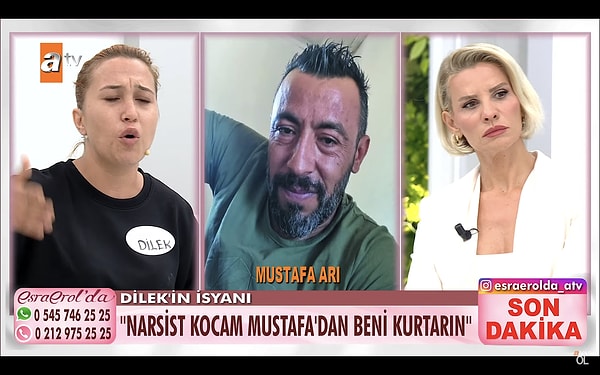 Bugünkü yayında kocası Mustafa ile yüzleşen Dilek Hanım, eşinin çok fazla alkol aldığını ve başta çocukları olmak üzere çevresine kötü davrandığını söyledi.