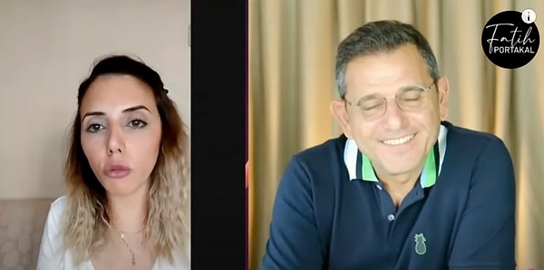 Dilruba Kayserilioğlu bugün Fatih Portakal’ın YouTube kanalına konuk oldu ve “Eğer bu sözlerimden alınanlar varsa, bu onların problemidir" dedi.