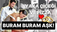Yaka Çiçeği, Aşk Dolu Bakışlar ve Pizza: Pınar Deniz ve Kaan Yıldırım'ın Sade Roma Nikahının Tüm Detayları!