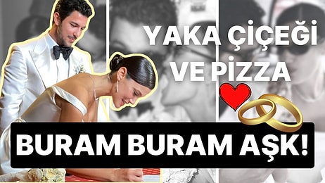 Yaka Çiçeği, Aşk Dolu Bakışlar ve Pizza: Pınar Deniz ve Kaan Yıldırım'ın Sade Roma Nikahının Tüm Detayları!