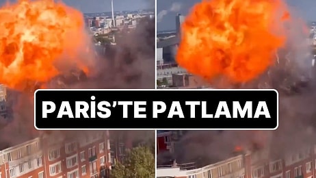 Paris’teki Patlama Kamerada: 2 Kişi Yaralandı