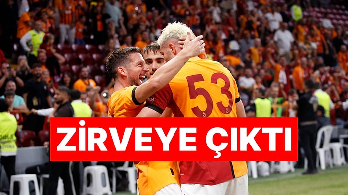 Galatasaray, Gaziantep FK'yı 3-1 Mağlup Ederek Süper Lig'in Yeni Lideri Oldu