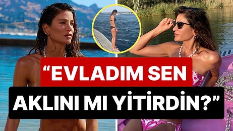 Kendini İstanbul Boğazı'nın Serin Sularına Çat Diye Bırakan Berrak Tüzünataç, Annesinden Büyük Azar Yemiş!