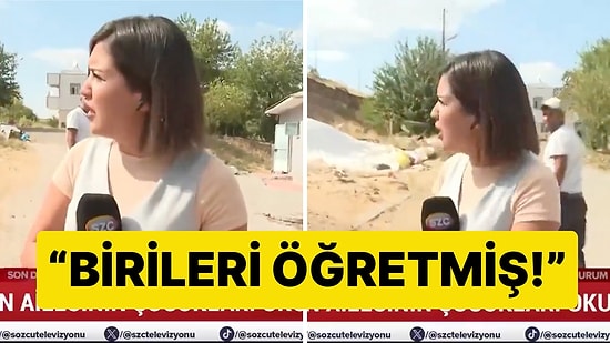 Narin'in Öldürüldüğü Köyde Yayın Yapan Sözcü TV Ekibi Taşlandı!