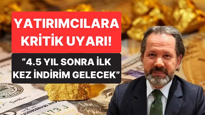 Piyasalarda Tarihi Gün! İslam Memiş Yatırımcıları Uyardı: "4.5 Yıl Sonra İlk Kez İndirime Gidilecek"