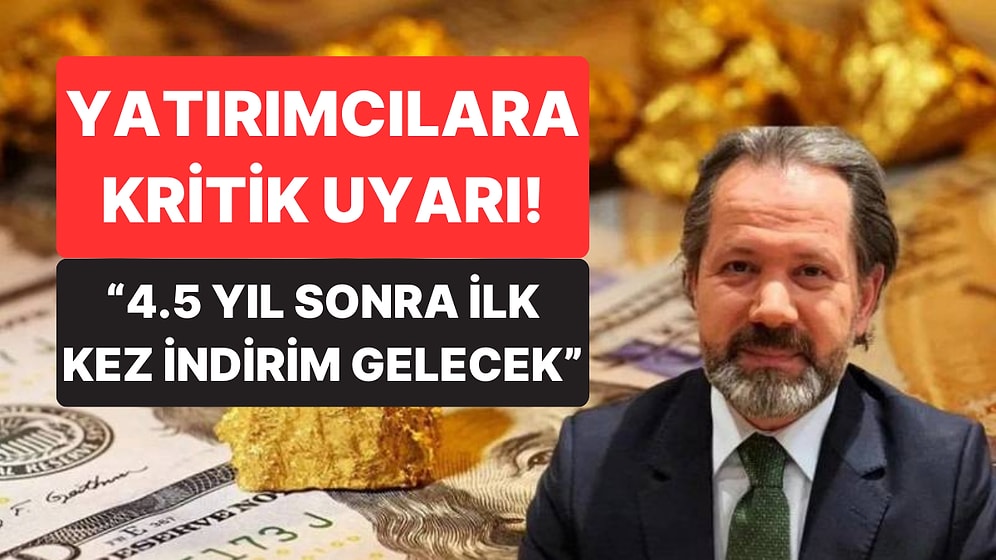 Piyasalarda Tarihi Gün! İslam Memiş Yatırımcıları Uyardı: "4.5 Yıl Sonra İlk Kez İndirime Gidilecek"