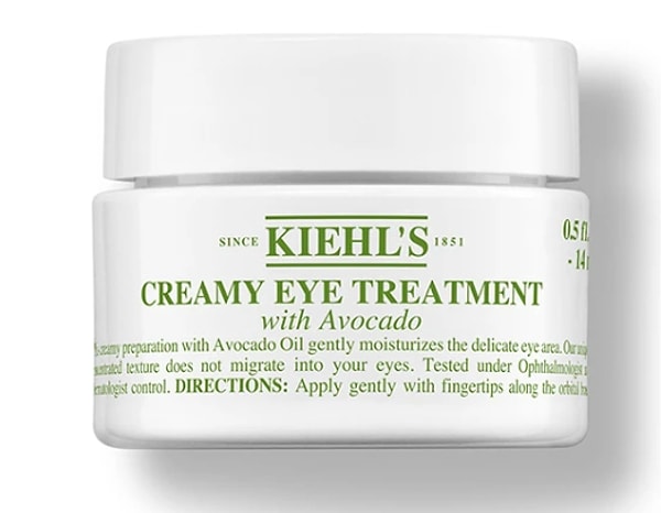 5. Kiehl's Creamy Eye Treatment Avokado Ile Yoğun Nemlendiren Göz Kremi 14 ml