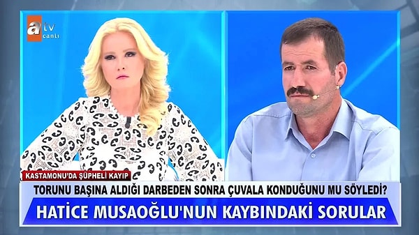 Abi Aydın Musaoğlu, canlı yayında annesini öldürdüğünü ağzından kaçırdı. Anlı'nın "Bu anlattıkların anneni öldürmeden önce miydi?" sorusuna Aydın, "Evet, annemi öldürmeden önce" diye yanıt verdi.