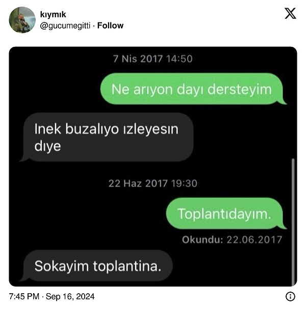 İnekten önemli mi?