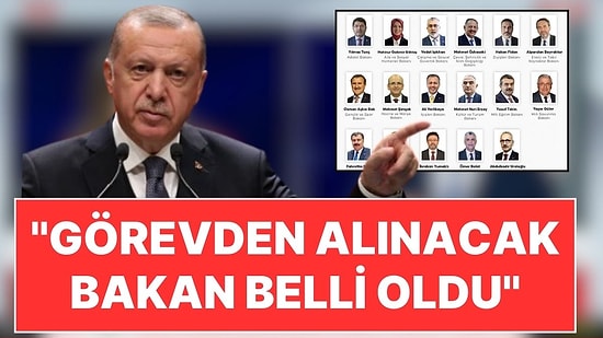 'Cumhurbaşkanı Erdoğan'ın Görevden Alacağı Bakan Belli Oldu' İddiası: "AKP İçinde de Tepki Var"