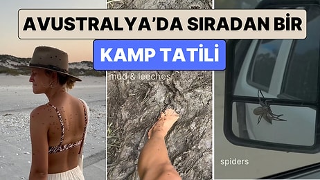 Korku Filmi Gibi: Avustralya'da Bir Kamp Tatiline Çıkan Çift Kamp Boyunca Yaşadıkları Anları Paylaştı