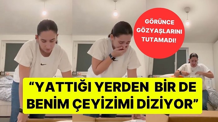 Kanser Tedavisi Gören Annesinin Aldığı Çeyizleri Açan Kadın Gözyaşlarını Tutamadı