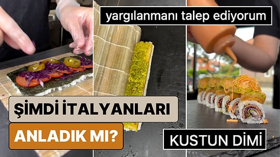 Her Ülkeye Özel Suşi Yapan Bir Aşçısının Türkiye İçin Yaptığı Suşi Sinirinizi Bozacak