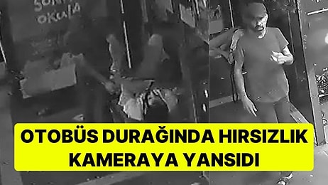 Otobüs Durağında Hırsızlık Kameraya Yansıdı: Rahatsızlanan İşçinin Para, Telefon ve Altın Kolyesini Çaldı