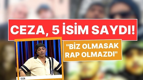 Ceza, Türkçe Rap Müziğin Kurucularını Saydı, Sagopa Kajmer'i Es Geçmedi: "Biz Olmasaydık Rap Olmazdı"