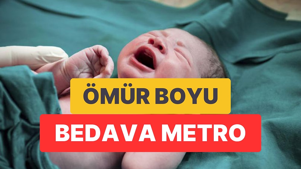 Metroda Doğan Bebeğe Sürpriz Hediye: Ömür Boyu Ücretsiz Metro Kullanabilecek