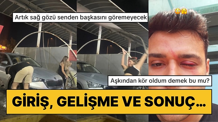 Sevgilisiyle Araba Yıkama Hayali Olanlar Bir Daha Düşünsün: Gözüne Hortum Gelen Adamın Üzen Son Hali