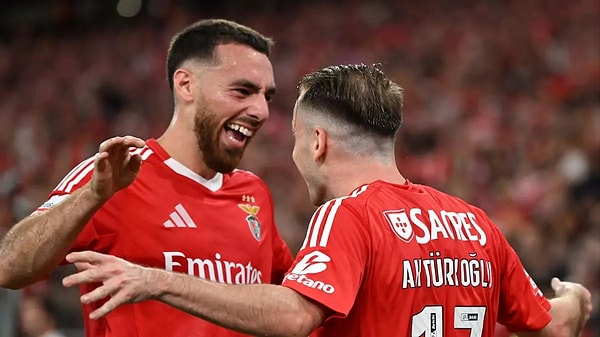 Orkun'un 29'uncu dakikada attığı golle skor 2-0'a geldi, Kızılyıldız ise 86'da Milson'la gol bulsa da 3 puan Benfica'nın oldu.