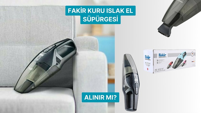 A101’e Gelsin Diye Beklediğimiz Fakir As 1072 Nt Islak Kuru Şarjlı El Süpürge Carbon Alınır mı?