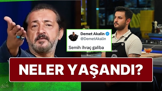 "Kendine Gel, Haddini Bil!" MasterChef'te Mehmet Şef'in Azarı Yüzünden Stüdyoyu Terk Eden Semih Ne Yaptı?