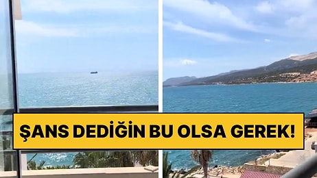 Tüm Şansını KYK Odasında Kullanan Öğrenci Deniz Manzarasıyla Bizleri de İmrendirdi