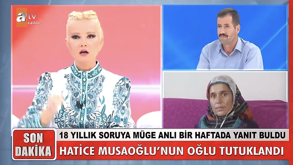 18 yıl önce Kastamonu'da ortadan kaybolan Hatice Hanım'ın oğlu Aydın Musaoğlu annesini kasten öldürmek suçlamasıyla tutuklandı.