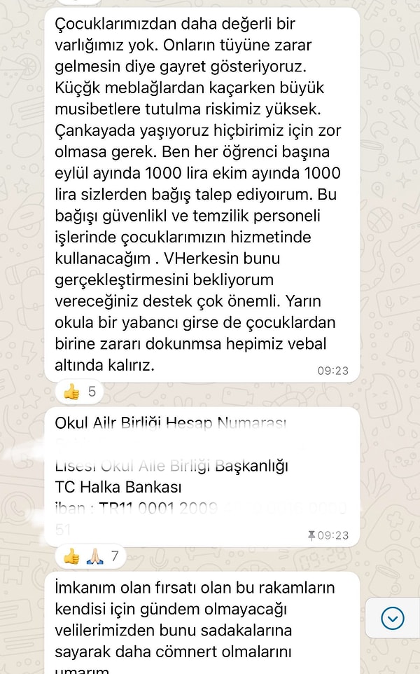 Bazı okullar da temizlikçi ihtiyacını ekstra ücretlerle çıkarmaya çalışıyor.