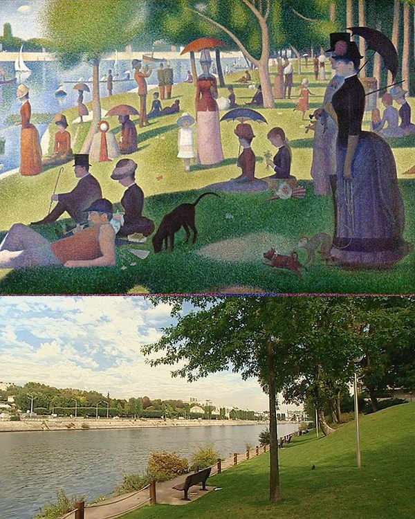 7. La Grande Jatte Adası'nda Bir Pazar Öğleden Sonrası, Georges Seurat