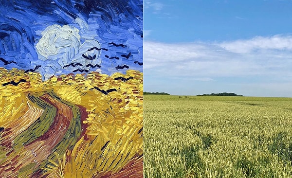 10. Buğday Tarlası ve Kargaları, Vincent van Gogh