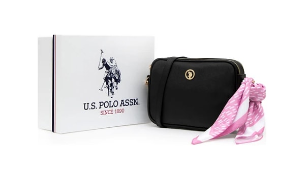 7. U.S. Polo Assn. Kadın Siyah Çanta 50295940-VR046