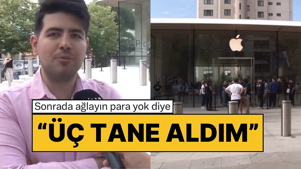 iPhone 16 Almak İçin Saatlerce Bekleyip Üç Tane Alan Adam Beğenmediğini Anlattı